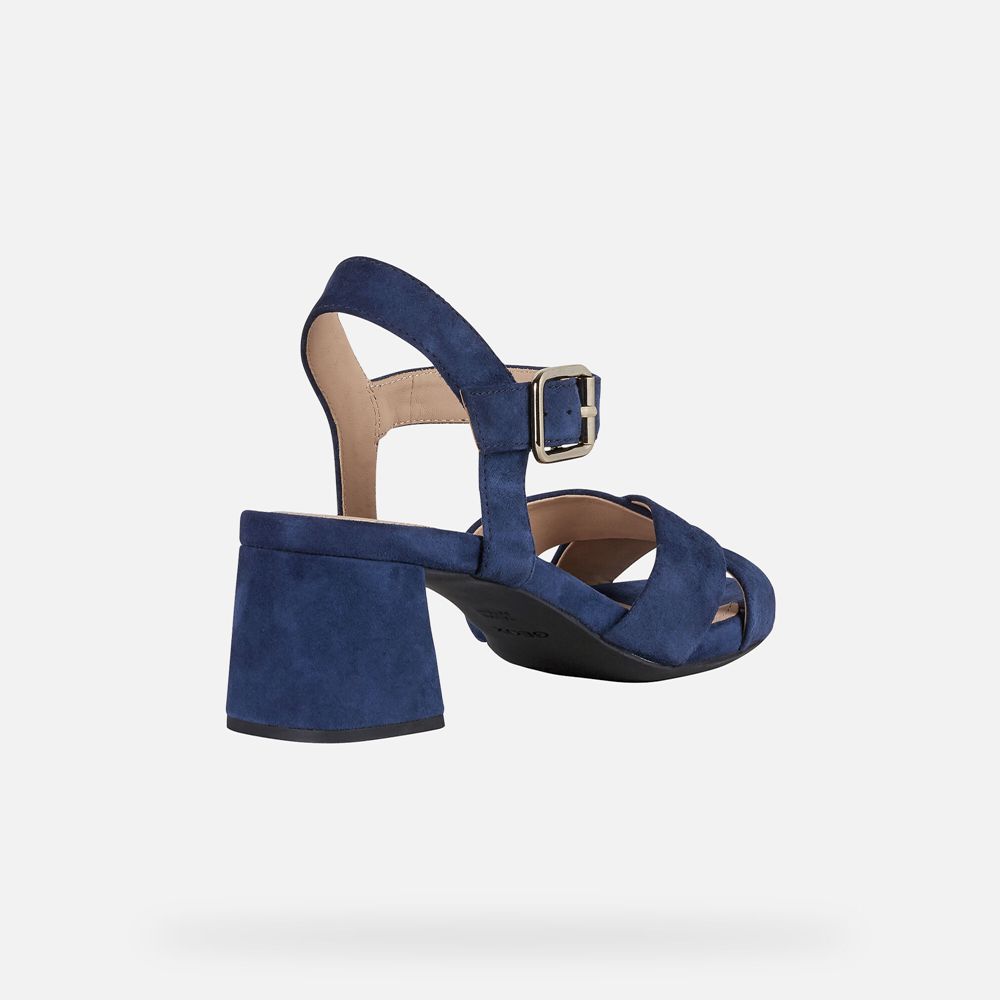 Sandales Geox Genziana - Bleu - Femme 534908-RFK